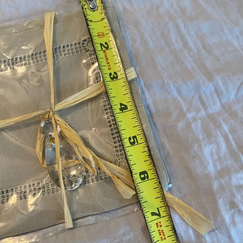 NWT Cole river comany Linen cotton Style Cloth Napkins, Set of 4 sage green